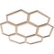 Ekena Millwork Florin Wood Fretwork Pierced Ceiling Medallion, Alder, 18"OD x 6 3/8"ID x 3/8"T CMWP18X18X0375FOAL - alternate 4